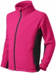 Barn fleece kontrastjacka, lila