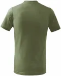 Barns enkla T-shirt, khaki Barns enkla T-shirt, khaki