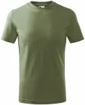 Barns enkla T-shirt, khaki Barns enkla T-shirt, khaki