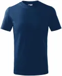 Barns enkla T-shirt, midnattsblå Barns enkla T-shirt, midnattsblå