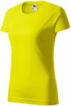 Dam enkel T-shirt, citrongul Dam enkel T-shirt, citrongul