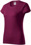 Dam enkel T-shirt, fuchsia