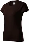 Dam enkel T-shirt, kaffe