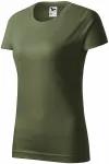 Dam enkel T-shirt, khaki