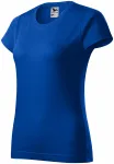 Dam enkel T-shirt, kungsblå