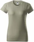 Dam enkel T-shirt, ljus khaki Dam enkel T-shirt, ljus khaki