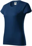 Dam enkel T-shirt, midnattsblå