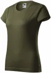 Dam enkel T-shirt, military Dam enkel T-shirt, military