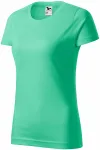 Dam enkel T-shirt, mynta
