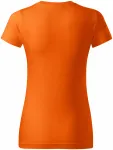 Dam enkel T-shirt, orange Dam enkel T-shirt, orange