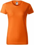 Dam enkel T-shirt, orange Dam enkel T-shirt, orange