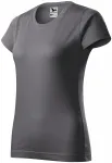 Dam enkel T-shirt, stålgrå