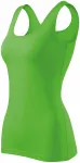 Dam singlet, äppelgrön
