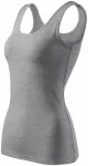 Dam singlet, mörkgrå marmor