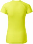 Dam T-shirt för sport, neon yellow Dam T-shirt för sport, neon yellow