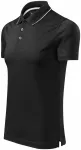 Elegant merceriserad polotröja för män, svart Elegant merceriserad polotröja för män, svart