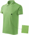 Elegant polotröja för män, ärtgrön
