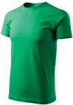 Enkel T-shirt för män, gräsgrön
