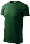 Enkel T-shirt för män, grön på flaska