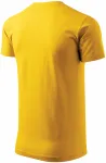 Enkel T-shirt för män, gul Enkel T-shirt för män, gul