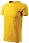 Enkel T-shirt för män, gul Enkel T-shirt för män, gul