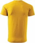 Enkel T-shirt för män, gul Enkel T-shirt för män, gul