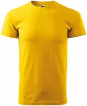 Enkel T-shirt för män, gul Enkel T-shirt för män, gul