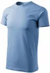 Enkel T-shirt för män, himmelsblå