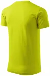 Enkel T-shirt för män, limegrön Enkel T-shirt för män, limegrön