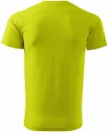 Enkel T-shirt för män, limegrön Enkel T-shirt för män, limegrön