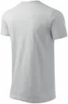 Enkel T-shirt för män, ljusgrå marmor Enkel T-shirt för män, ljusgrå marmor