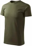 Enkel T-shirt för män, military