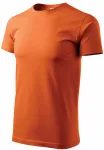 Enkel T-shirt för män, orange