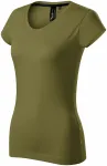 Exklusiv damt-shirt, avokado Exklusiv damt-shirt, avokado