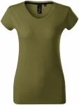 Exklusiv damt-shirt, avokado Exklusiv damt-shirt, avokado
