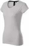 Exklusiv damt-shirt, silvergrå