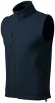 Fleece kontrastväst, mörkblå