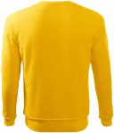 Herrtröja för män / barn över huvudet, utan huva, gul Herrtröja för män / barn över huvudet, utan huva, gul