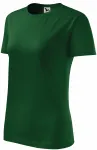 Klassisk T-shirt för damer, grön på flaska