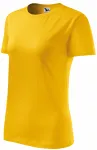 Klassisk T-shirt för damer, gul