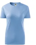 Klassisk T-shirt för damer, himmelsblå Klassisk T-shirt för damer, himmelsblå