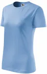 Klassisk T-shirt för damer, himmelsblå Klassisk T-shirt för damer, himmelsblå
