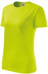 Klassisk T-shirt för damer, limegrön