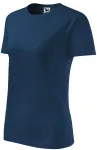 Klassisk T-shirt för damer, midnattsblå