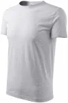 Klassisk T-shirt herr, ljusgrå marmor