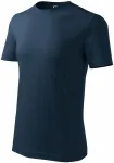 Klassisk T-shirt herr, mörkblå