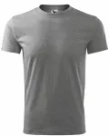 Klassisk T-shirt herr, mörkgrå marmor Klassisk T-shirt herr, mörkgrå marmor