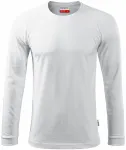 Kontrast-T-shirt för män med långa ärmar, vit Kontrast-T-shirt för män med långa ärmar, vit