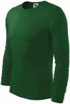 Långärmad T-shirt herr, grön på flaska