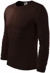 Långärmad T-shirt herr, kaffe